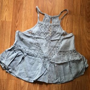 Baby blue tank top